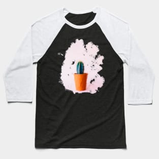 Cacti in orange pot oil painting Baseball T-Shirt